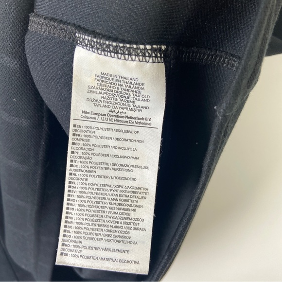 Nike England Rugby Union Away 2011/12 Shirt O2 Black Size XL - Picture 6 of 6